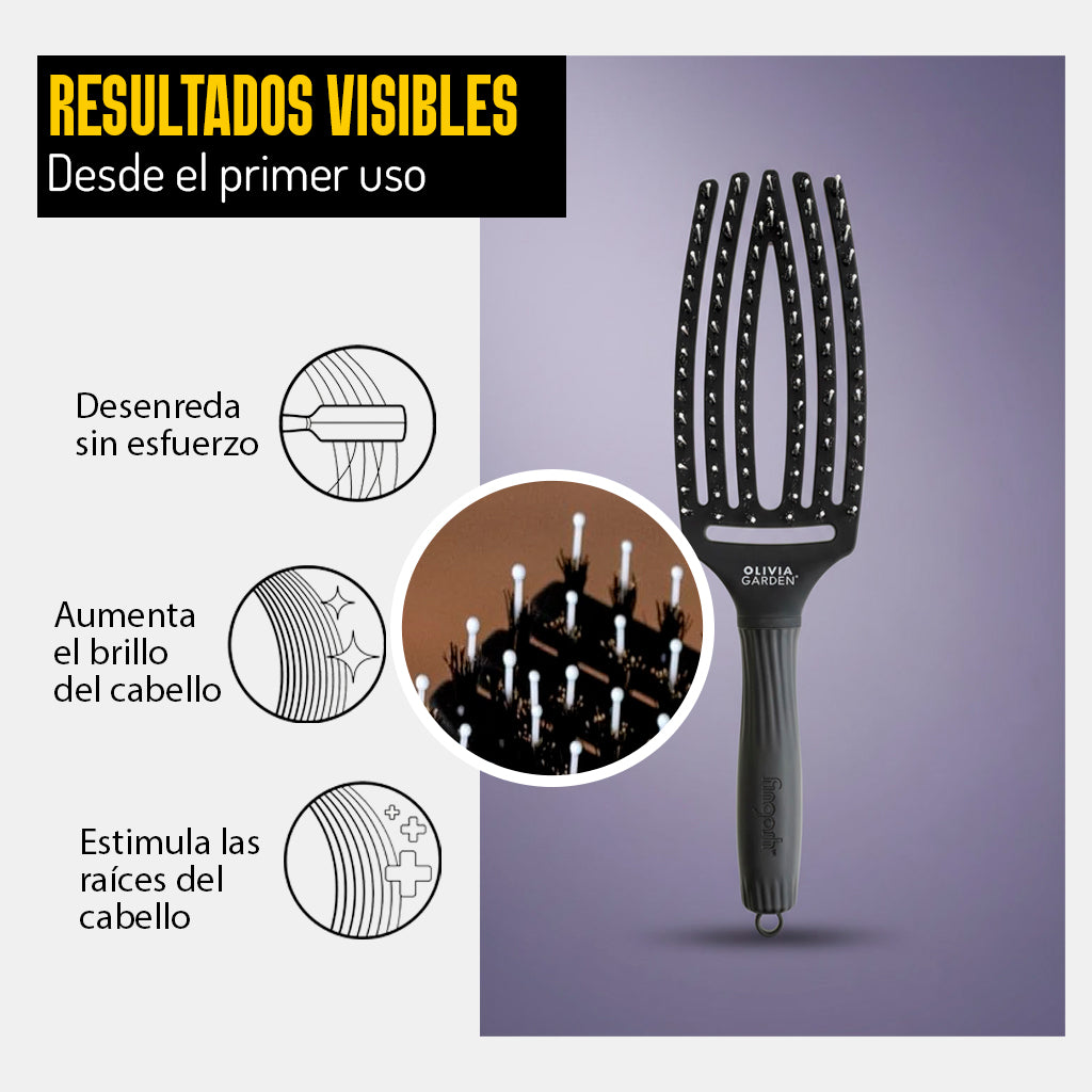 Cepillo FingerBrush - Cerdas Nylon y Jabalí