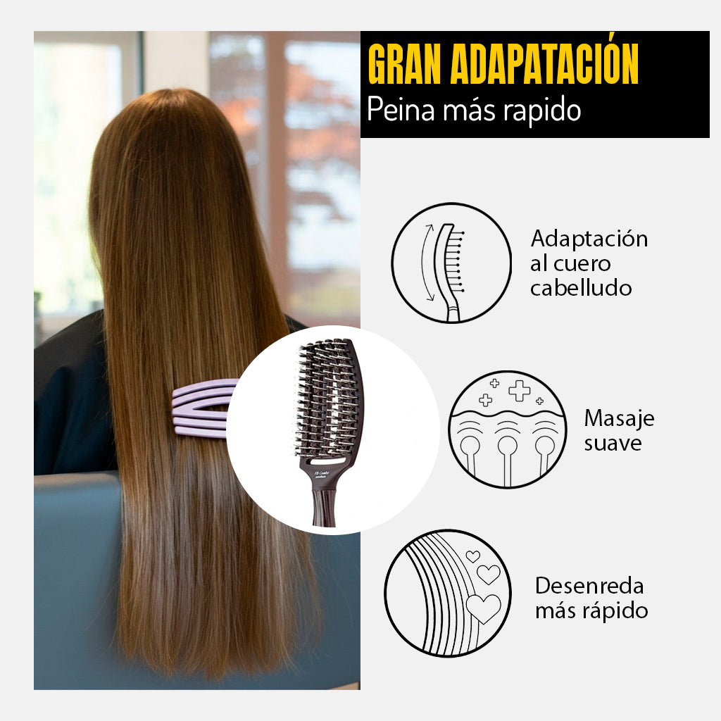 Cepillo FingerBrush - Cerdas Nylon y Jabalí