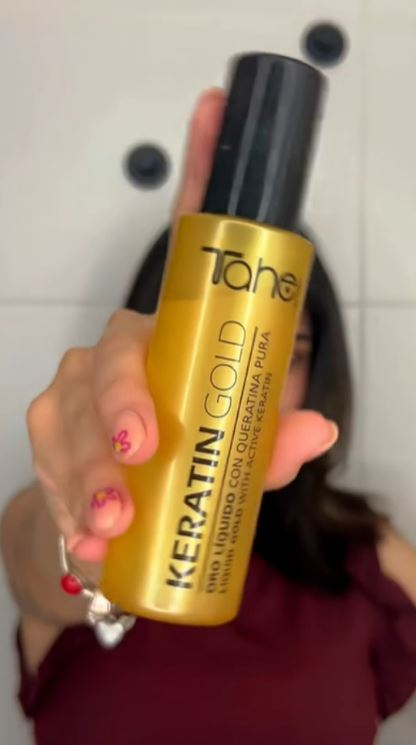 Sérum capilar Keratin Gold